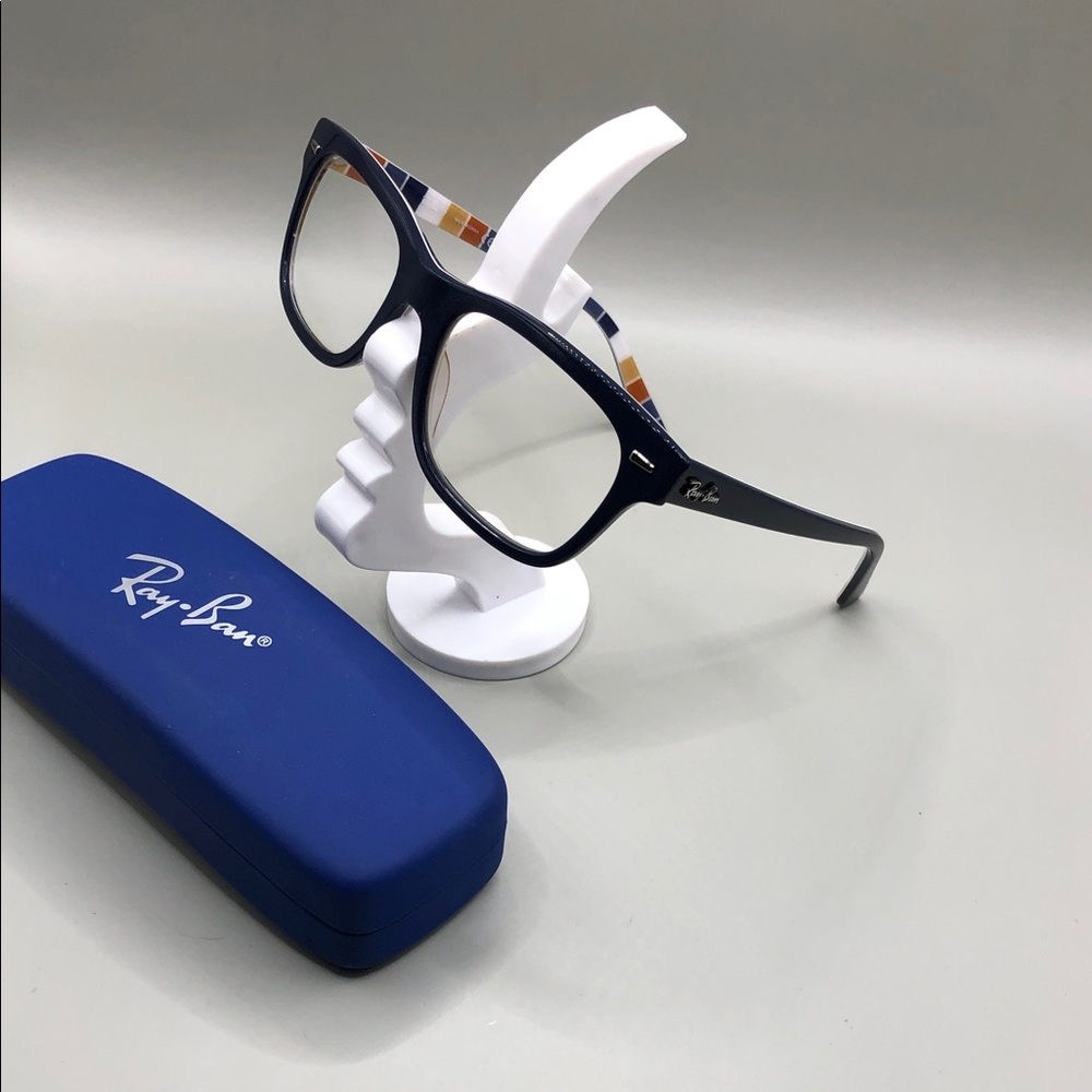 RAY-BAN RB 5383/8091 Navy + Colorblock Glasses 52-19-145 UNISEX Rectangular